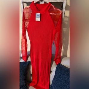 Red Dress Women; Size Medium; Color: Red; NWT